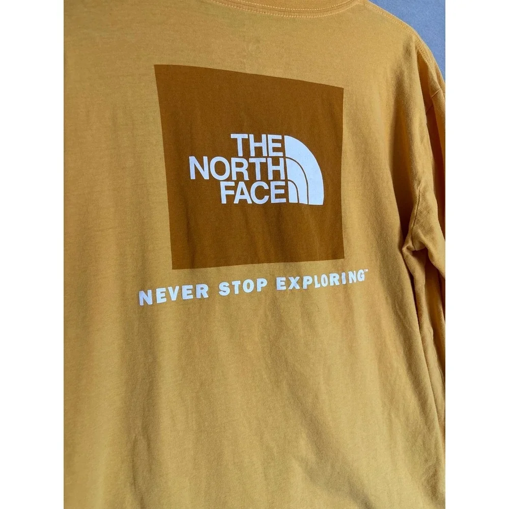 The North Face Mens M Long Sleeve Graphic T-Shirt Gorpcore Outdoor Trails HIking
